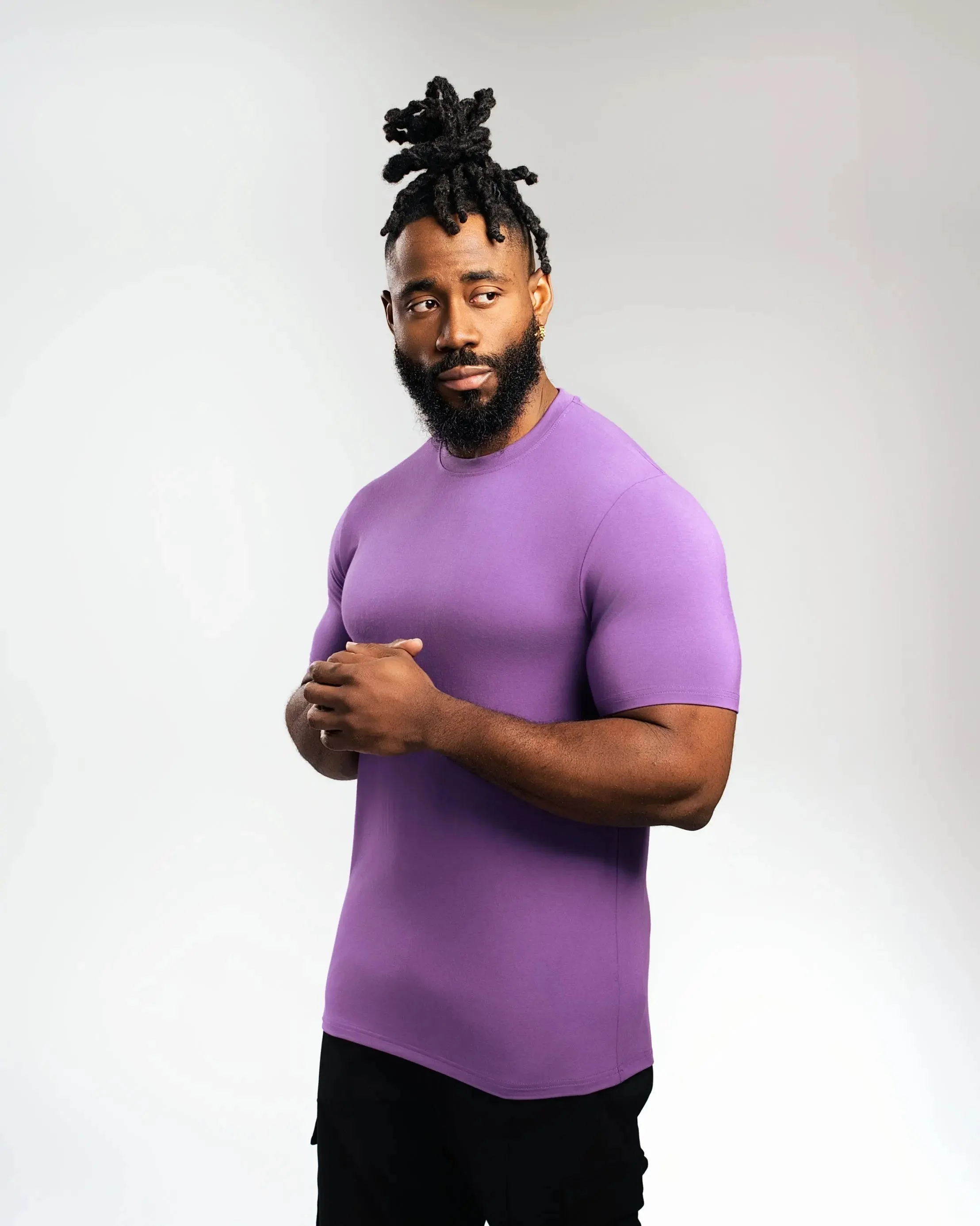 CLEARANCE COLORS MEN'S BLANK FITTED T SHIRT - Image 21