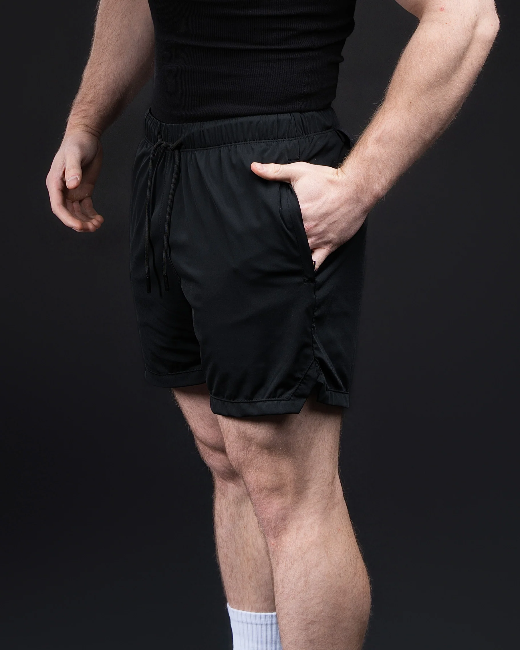Lined Nylon Running Shorts 5" Inseam - Image 7
