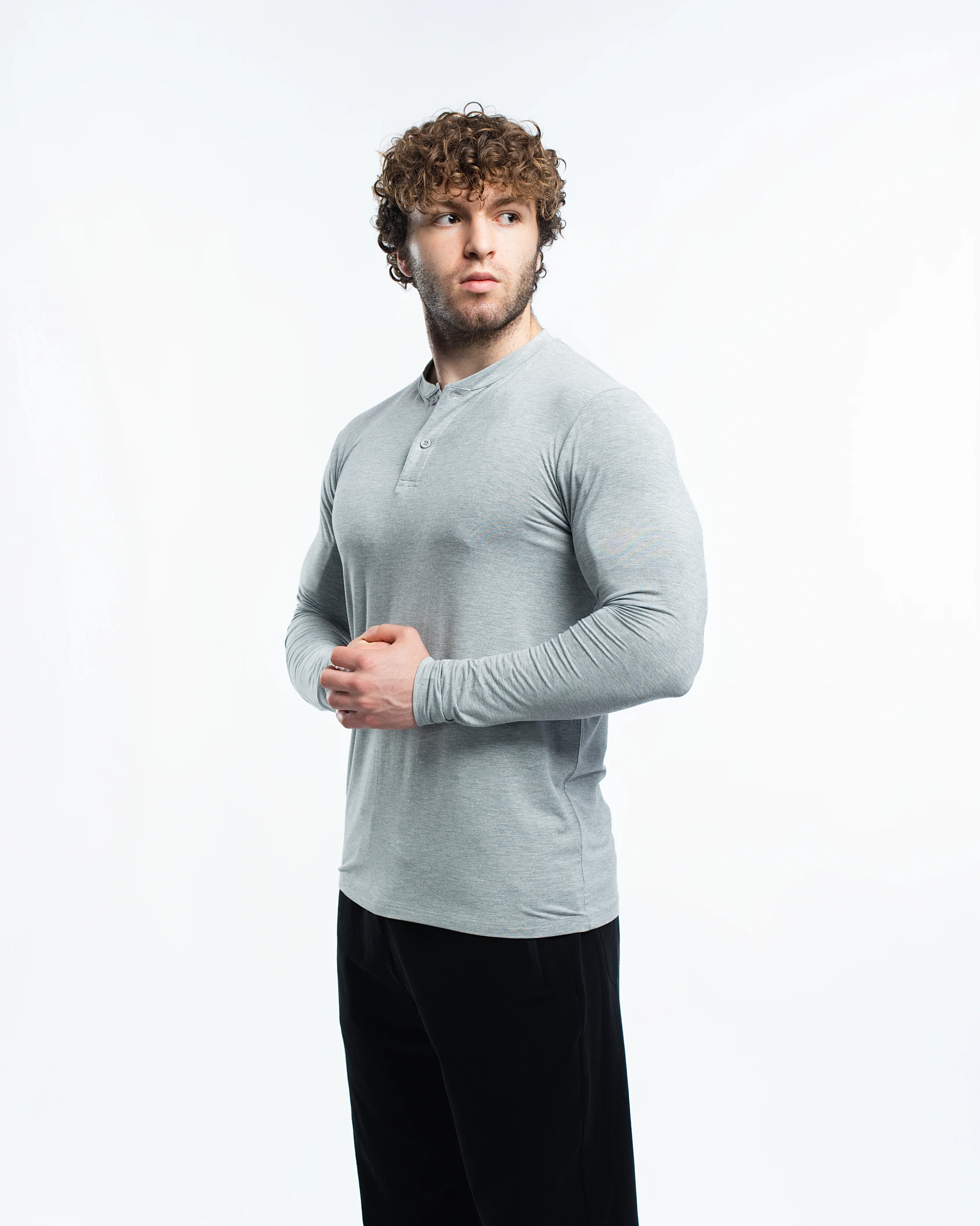 EKKO Blank Henley Long Sleeve - Image 11