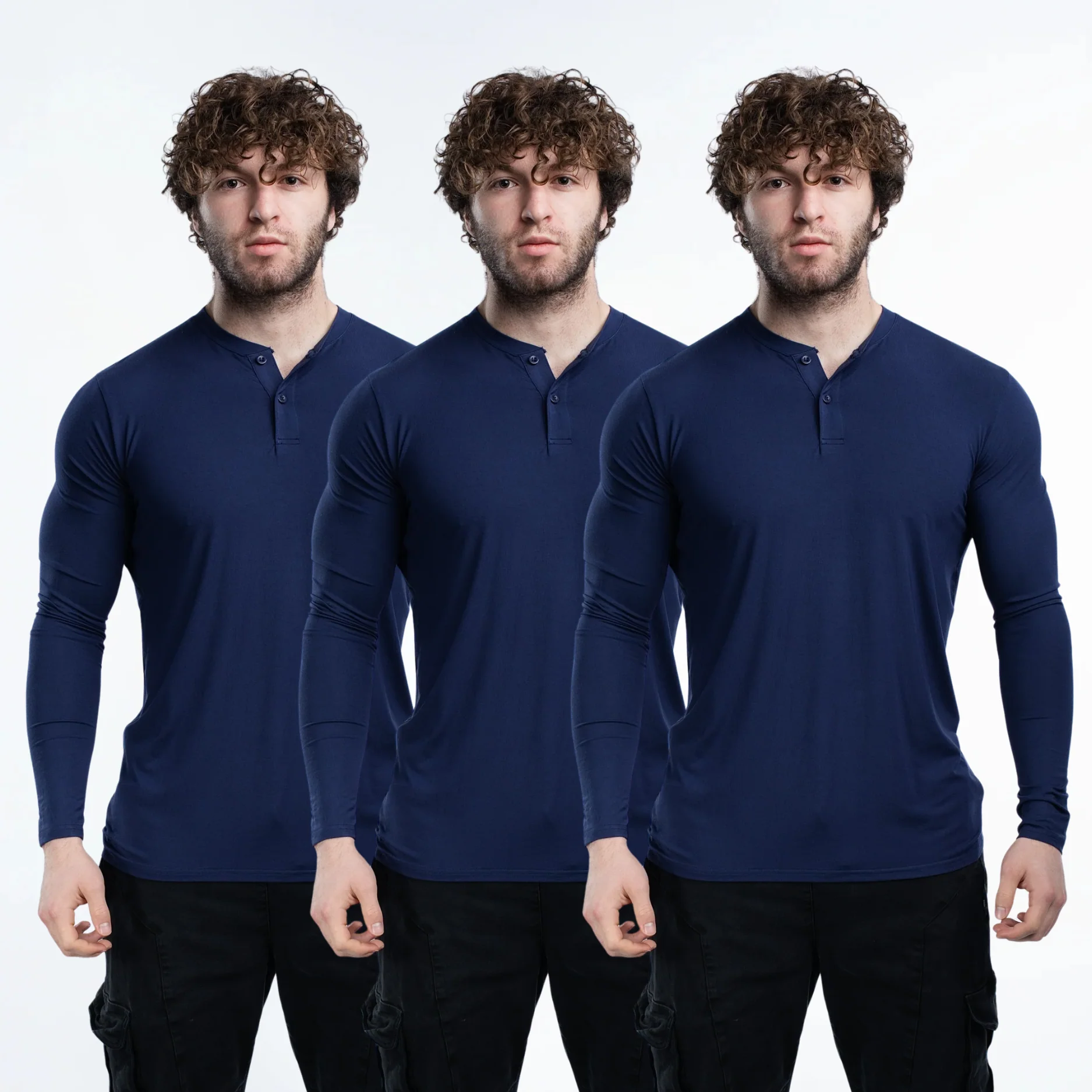 EKKO Blank Henley Long Sleeve - Image 15