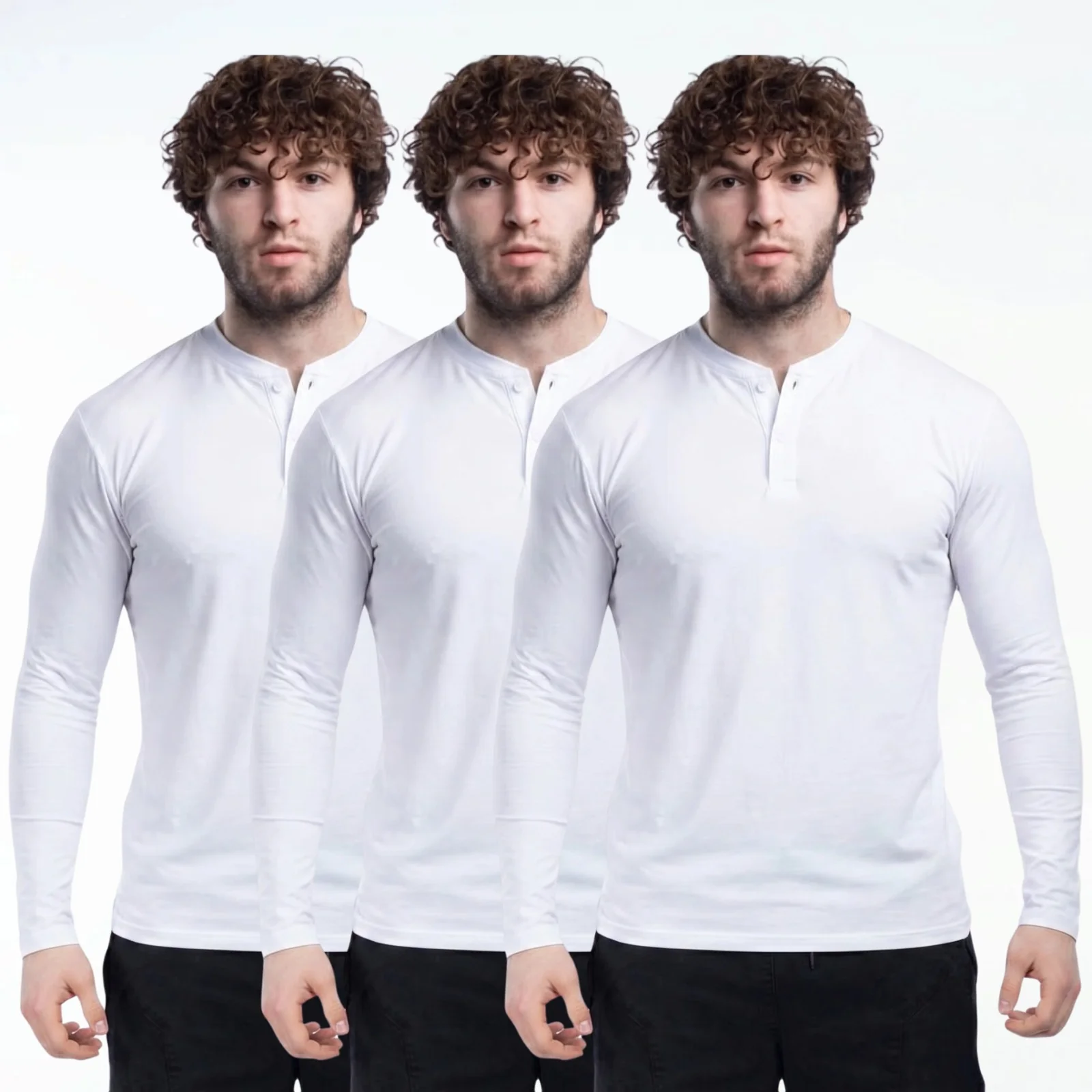 EKKO Blank Henley Long Sleeve - Image 22