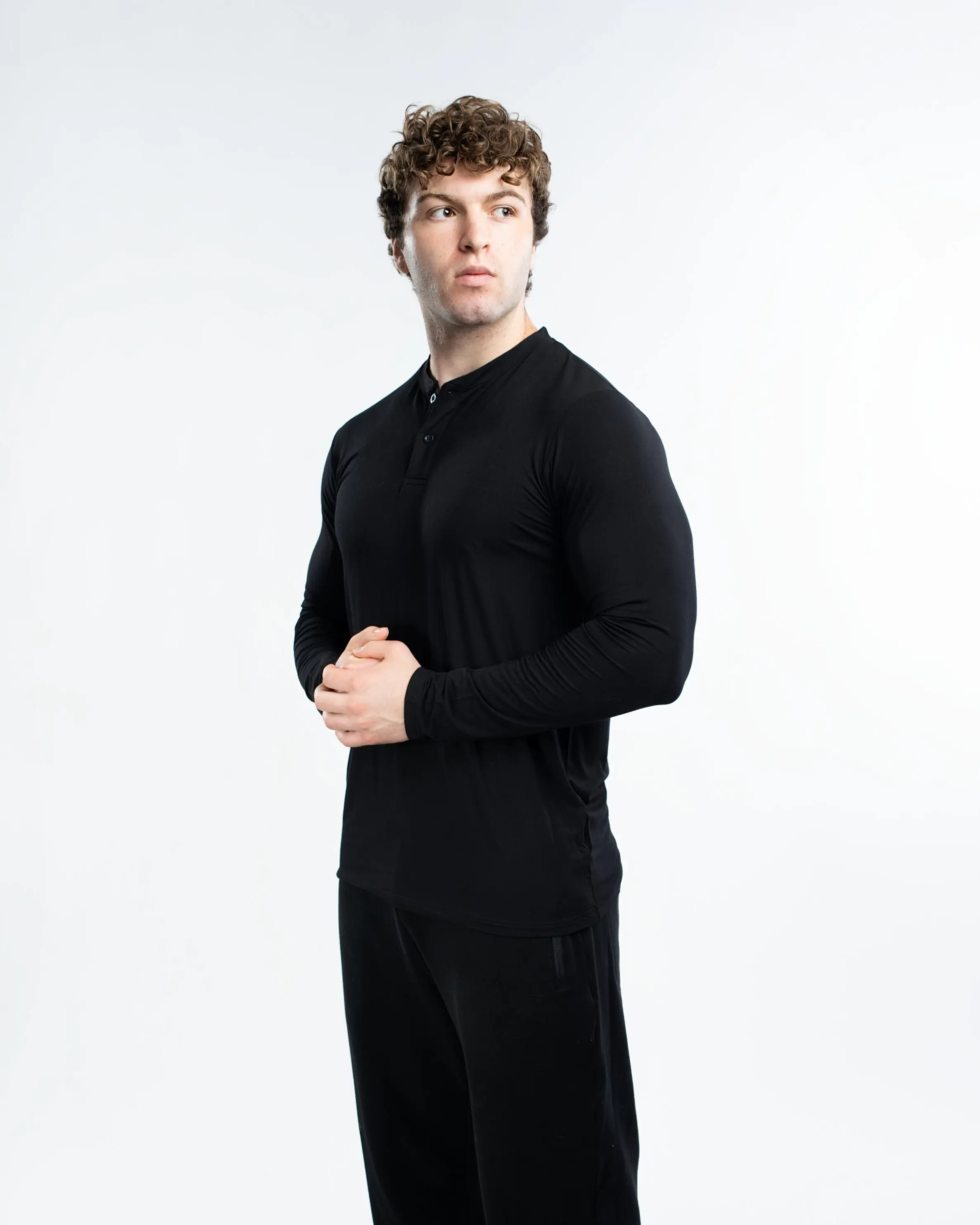 EKKO Blank Henley Long Sleeve - Image 4