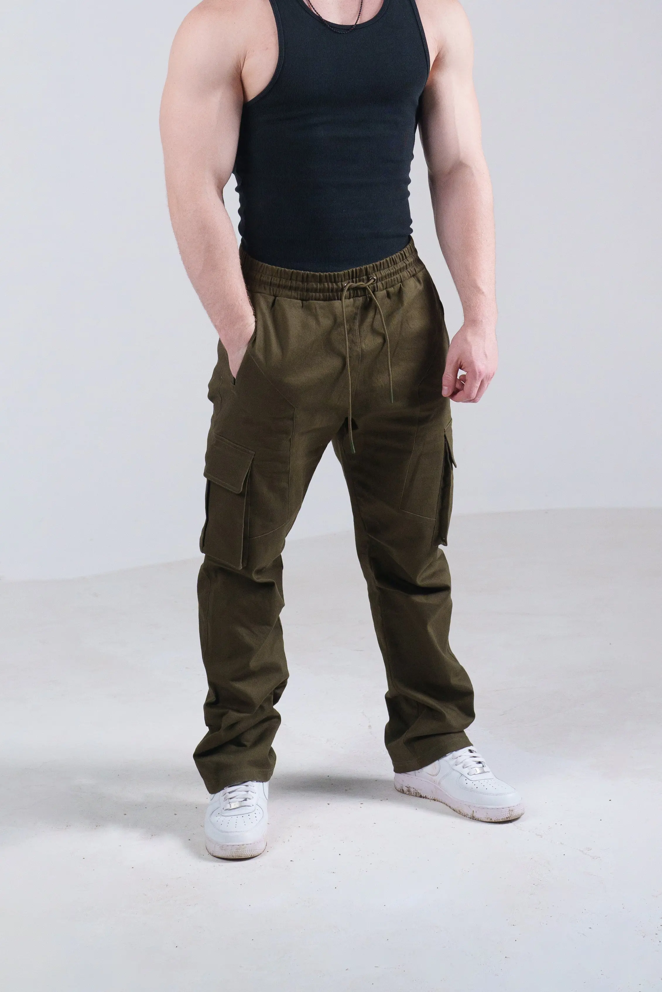 CLEARANCE Twill Cotton Cargo Pant - Image 3