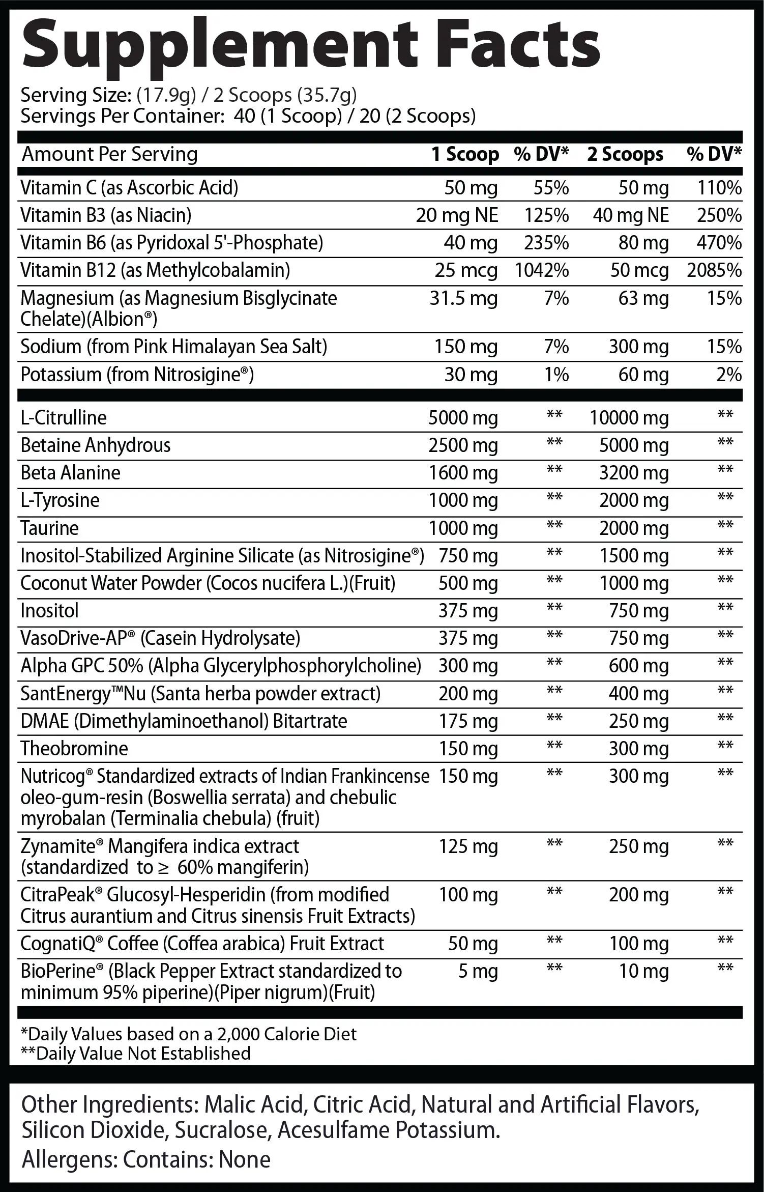 EKKO SATORI 4.0 Face Off Preworkout - STIM FREE - Image 7