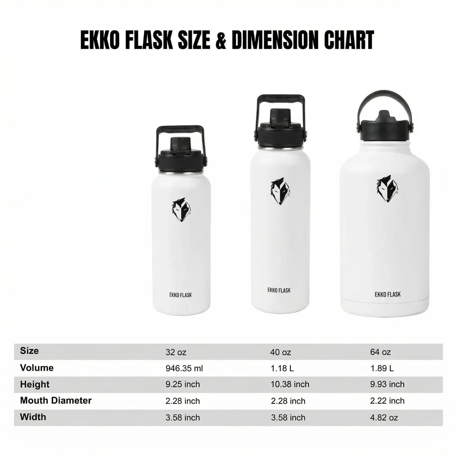 Ekko Flask Insulated Water Bottle - Image 5