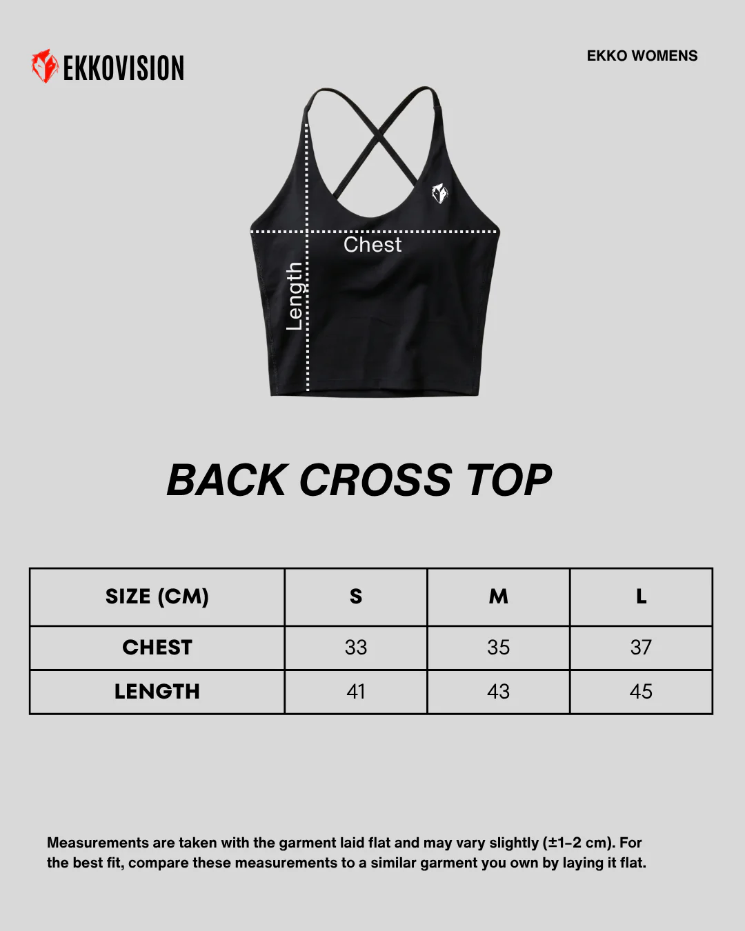 Ekko Womens Back Cross Top - Image 6