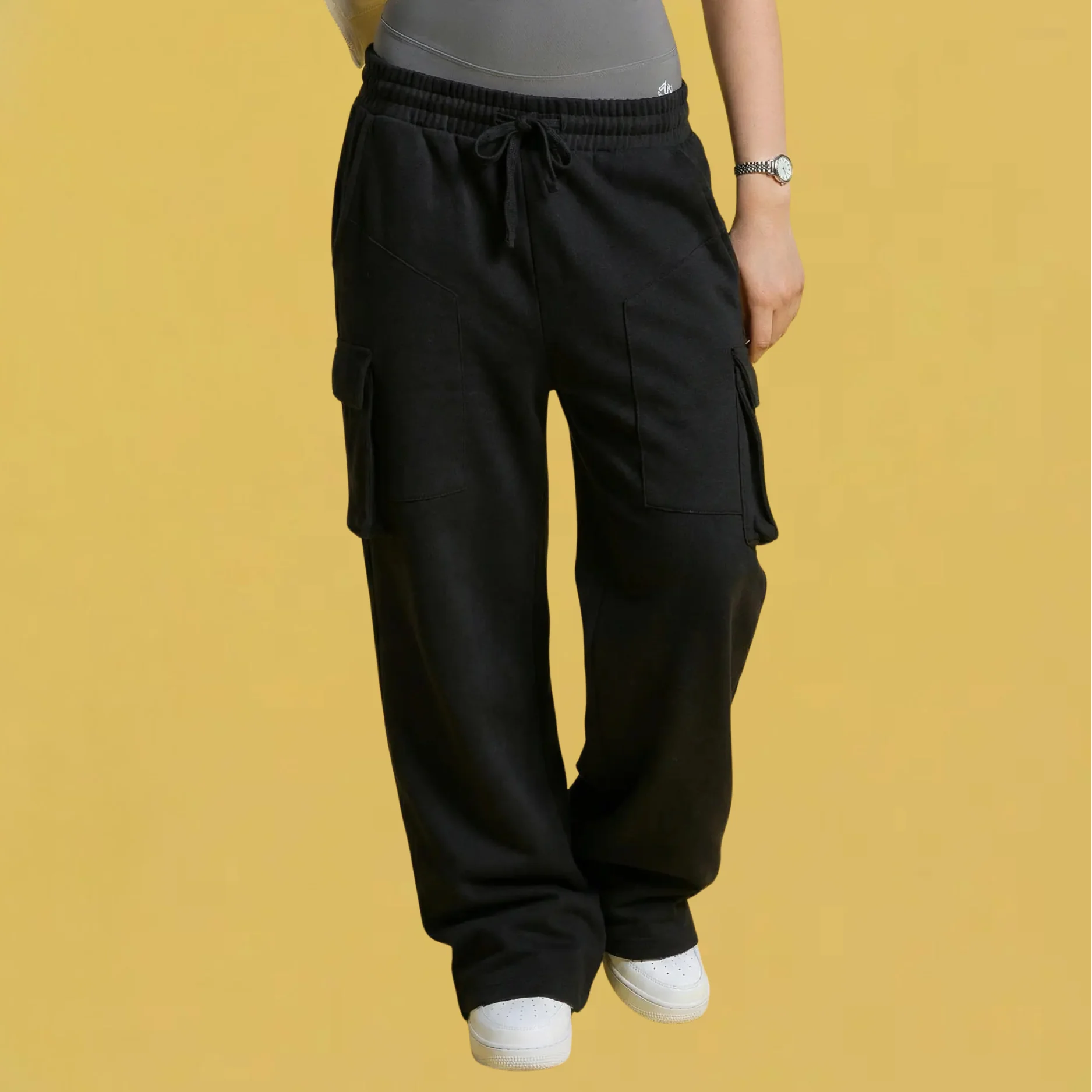 Ekko Womens Cargo Sweatpants - Image 3
