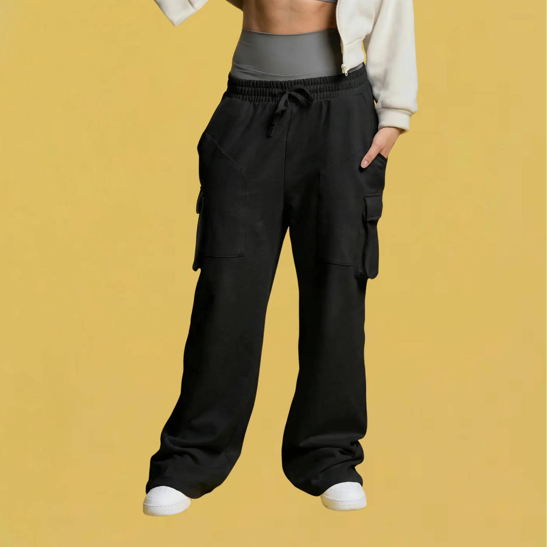Ekko Womens Cargo Sweatpants - Image 6