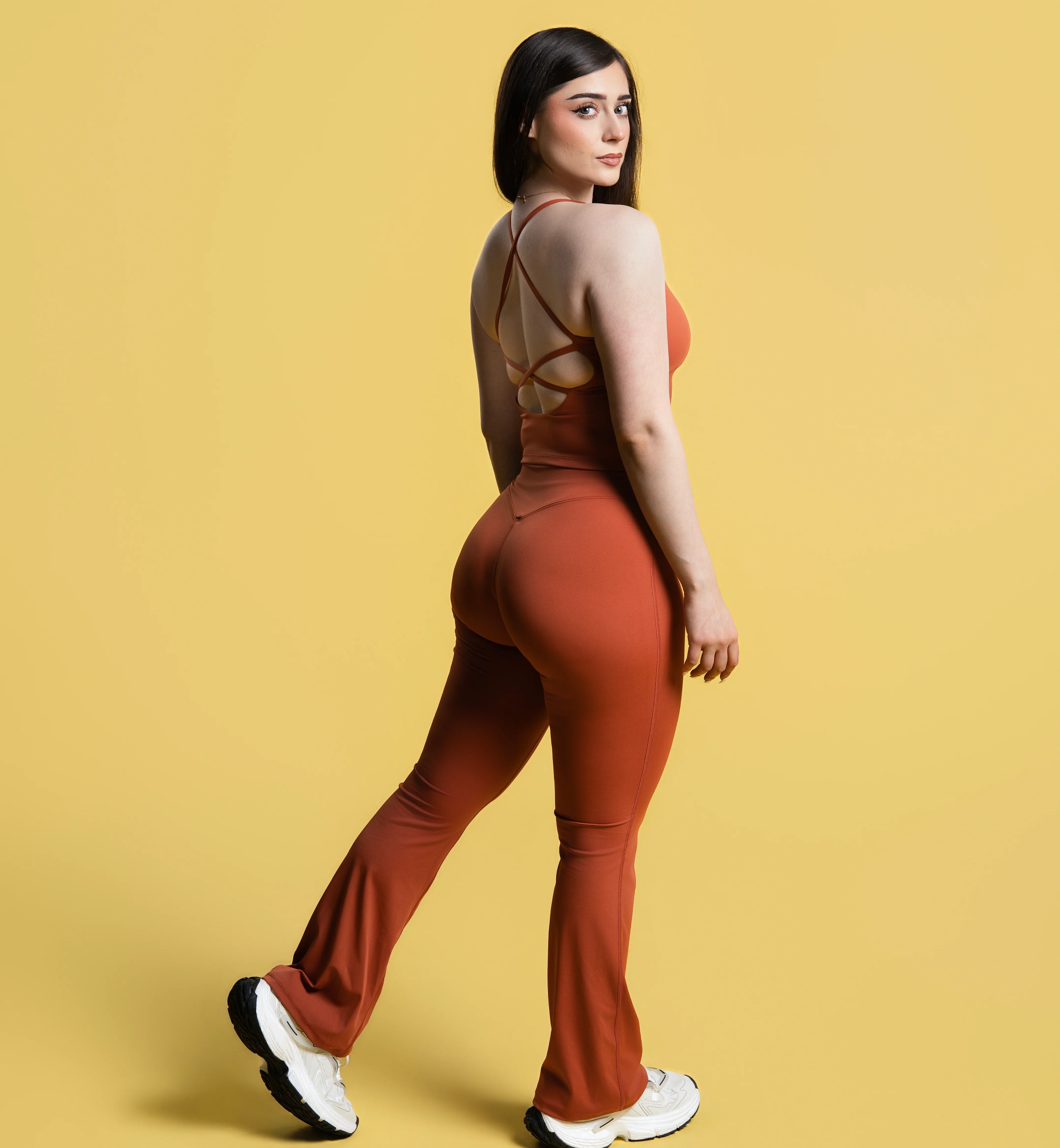 Ekko Womens Everyday Seamless Flare Leggings - Image 4