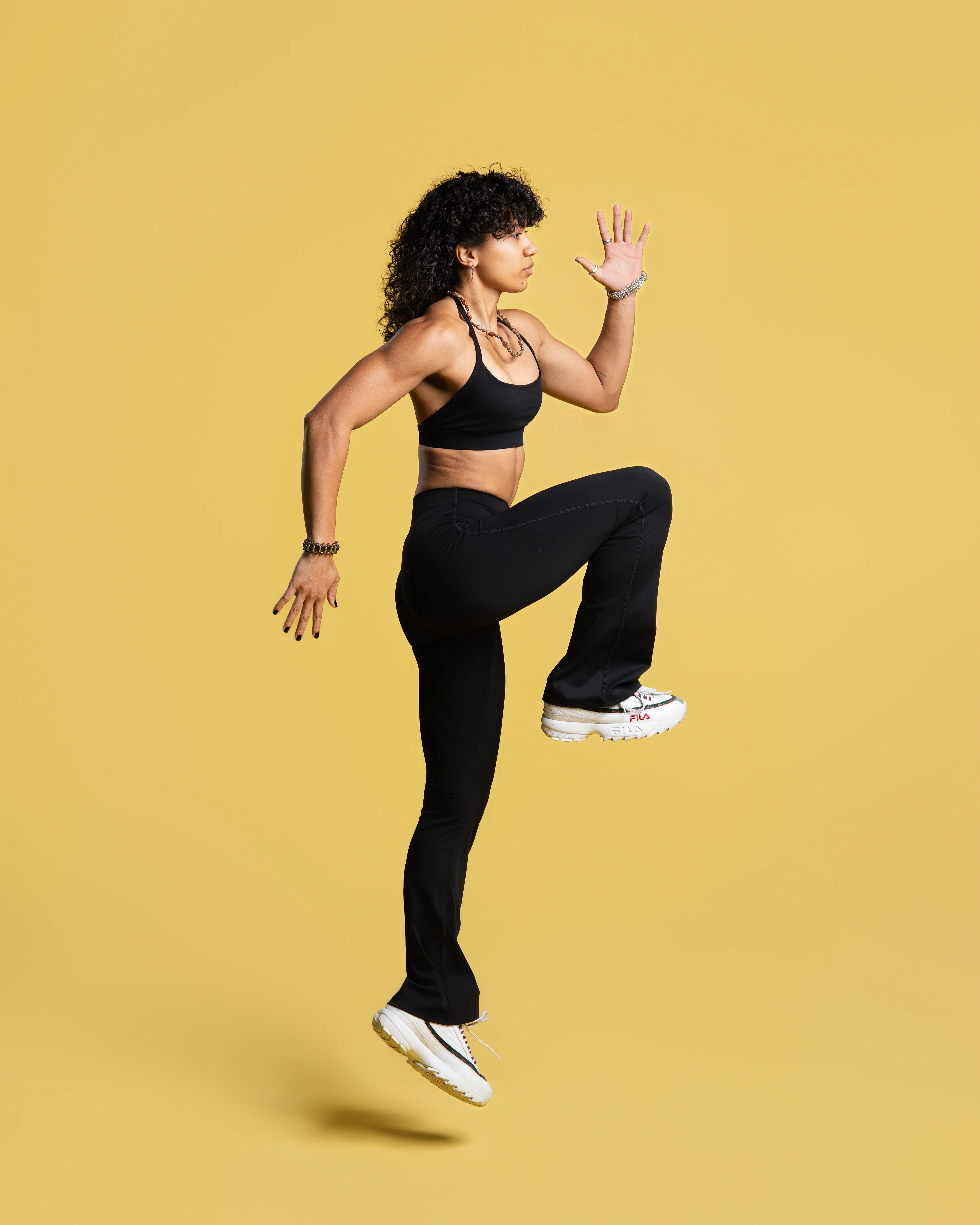 Ekko Womens Everyday Seamless Flare Leggings - Image 5