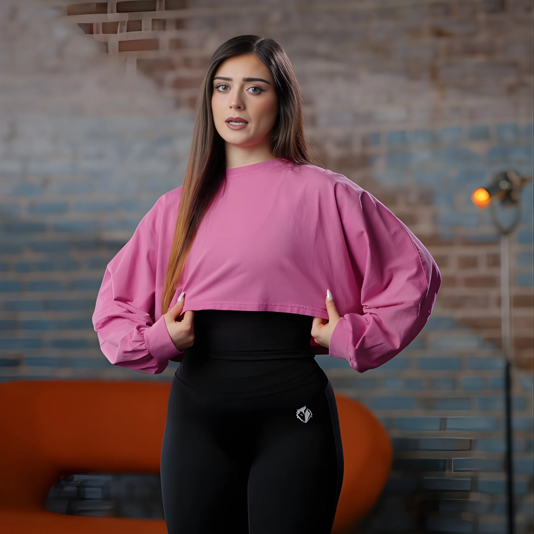 Ekko Womens Long Sleeve Cropped Pump Cover - Image 4