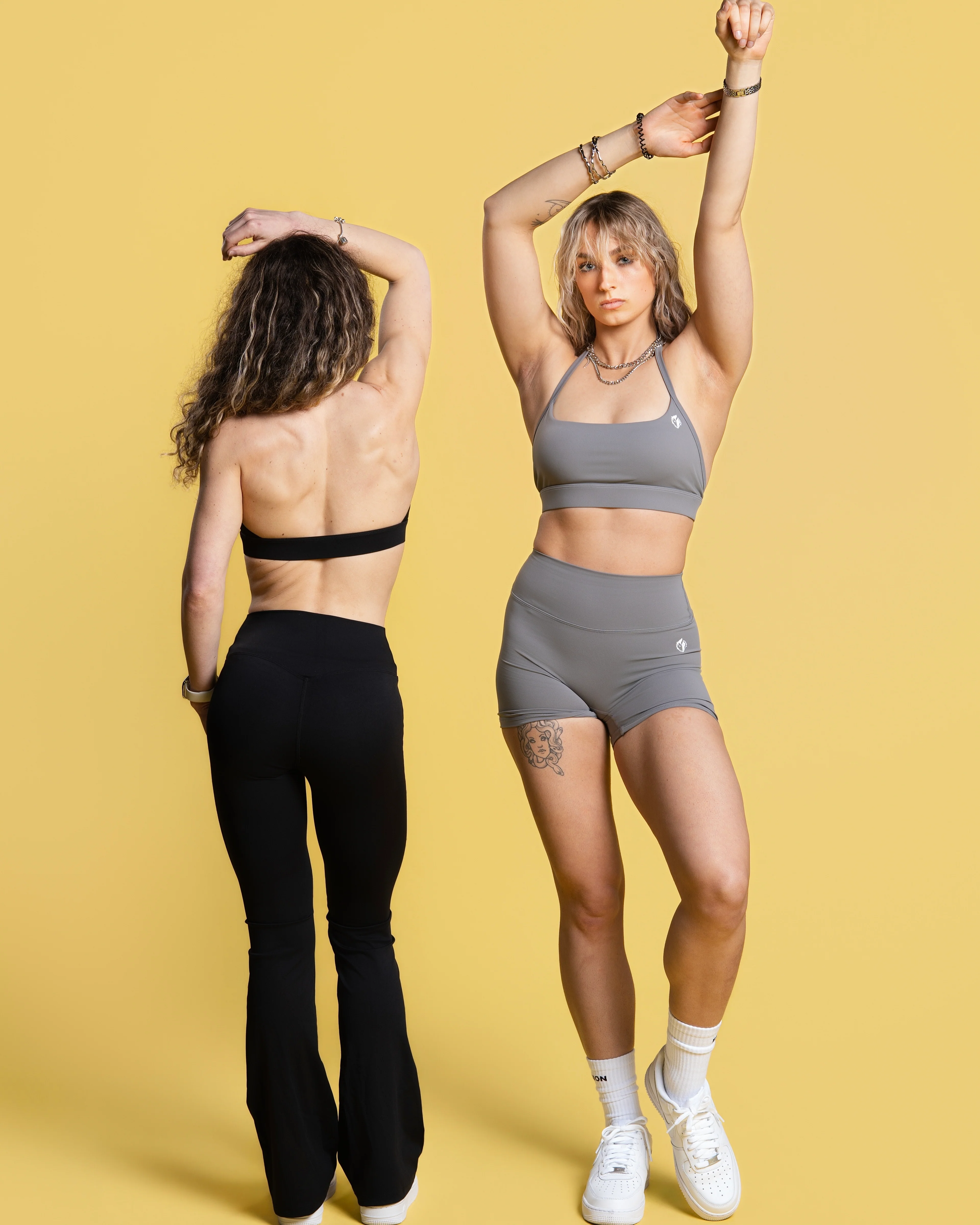 Ekko Womens Minimal Halter Sports Bra - Image 2