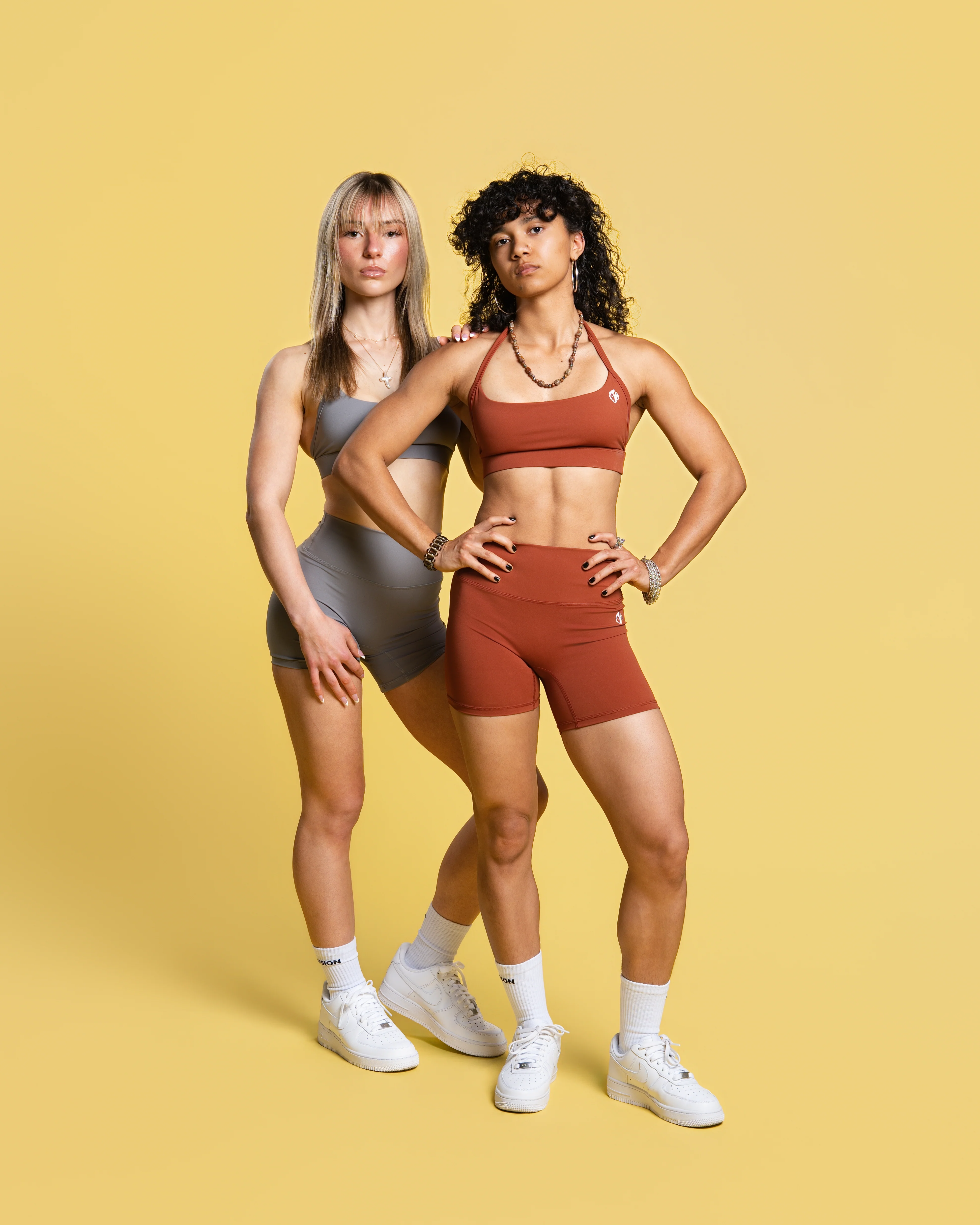 Ekko Womens Minimal Halter Sports Bra - Image 3