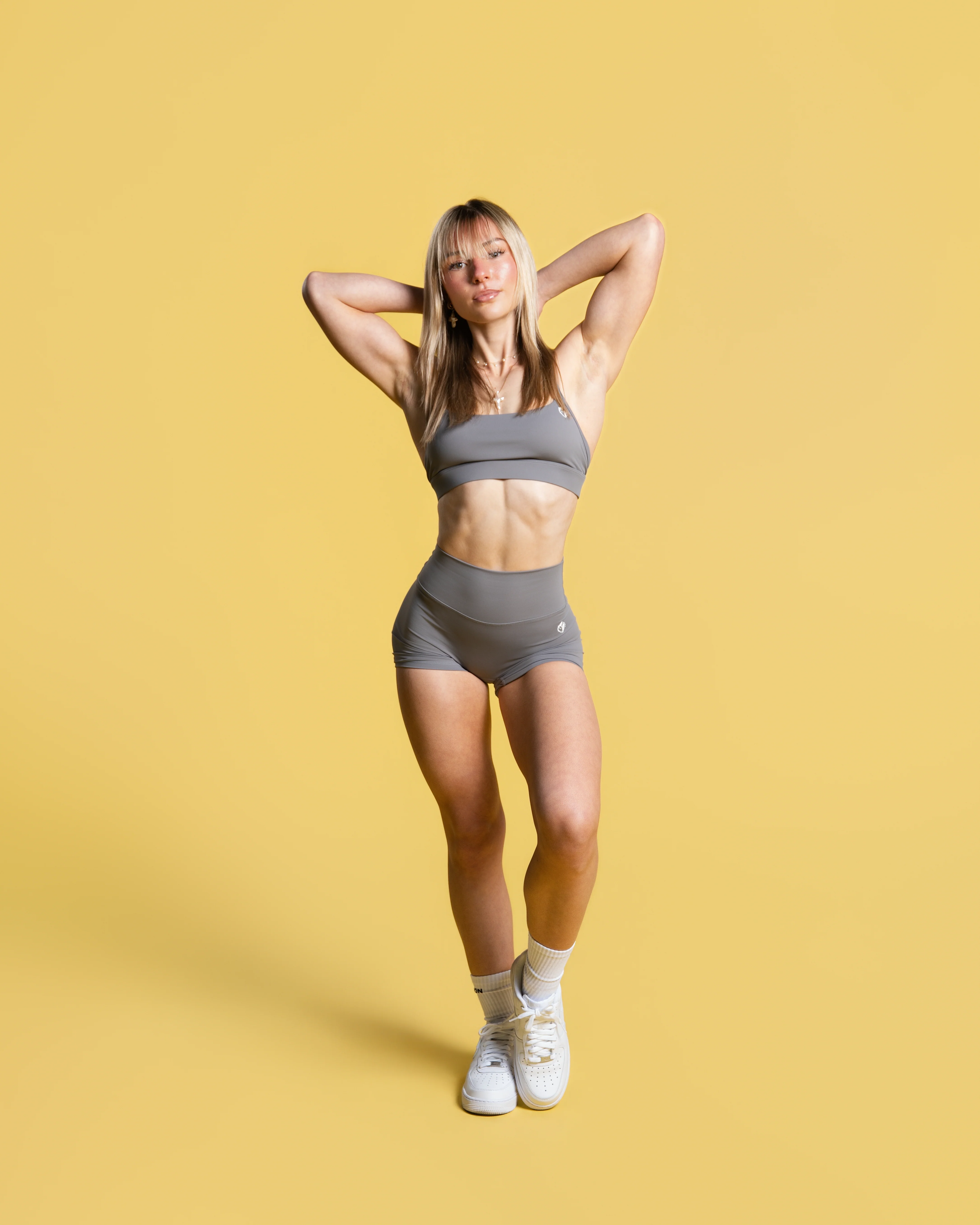 Ekko Womens Minimal Halter Sports Bra - Image 6